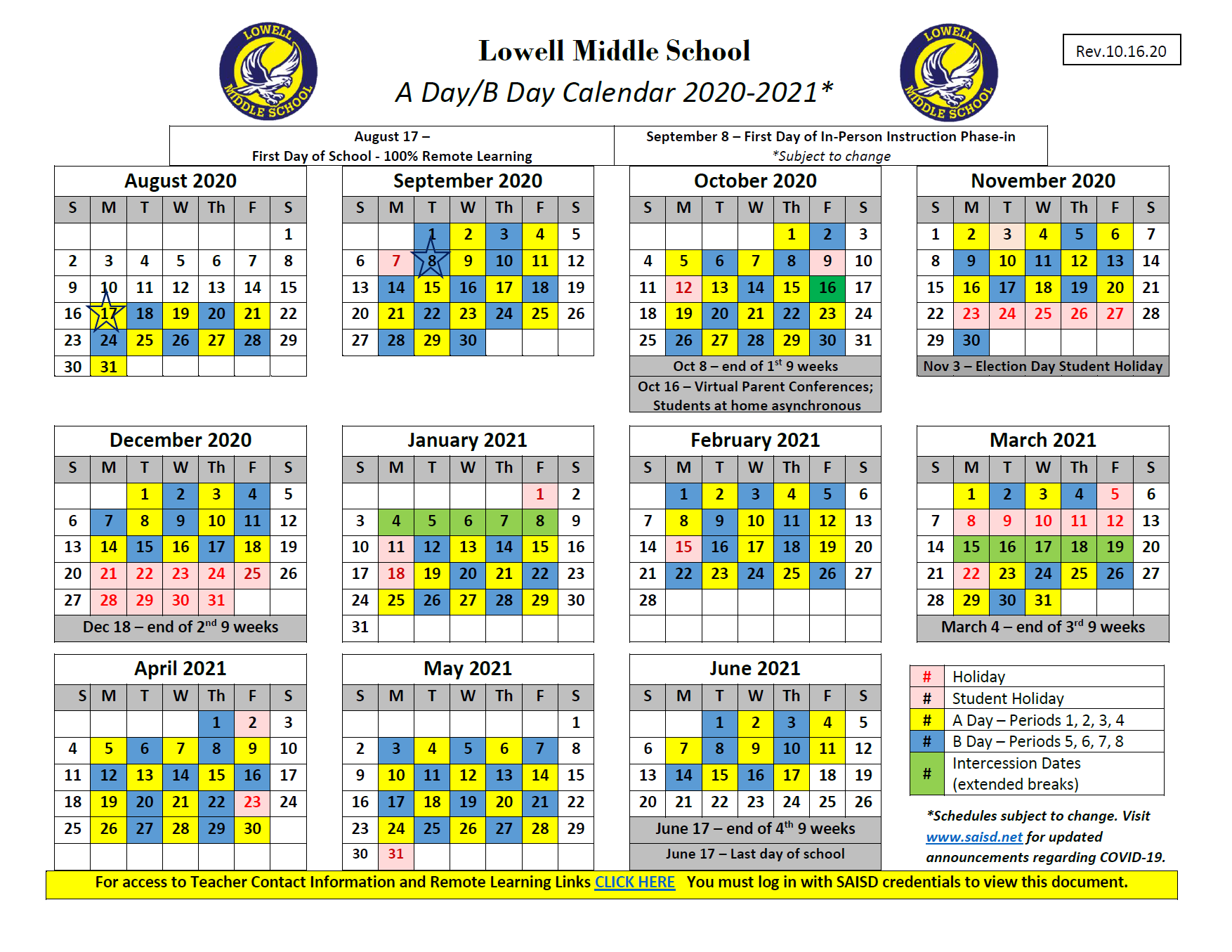 Uml Schedule Fall 2025